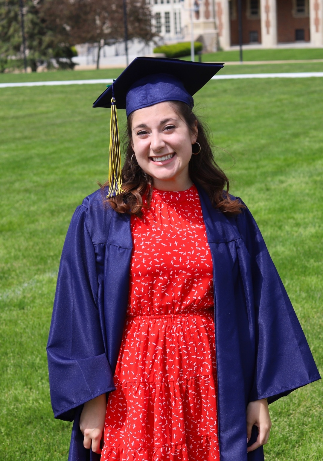 Ava Minutello, a new Latin teacher at McLean High School, graduated from John Carroll University in 2021 with a degree in classical languages.